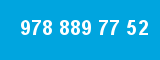 978 889 77 52 978 889 77 52
